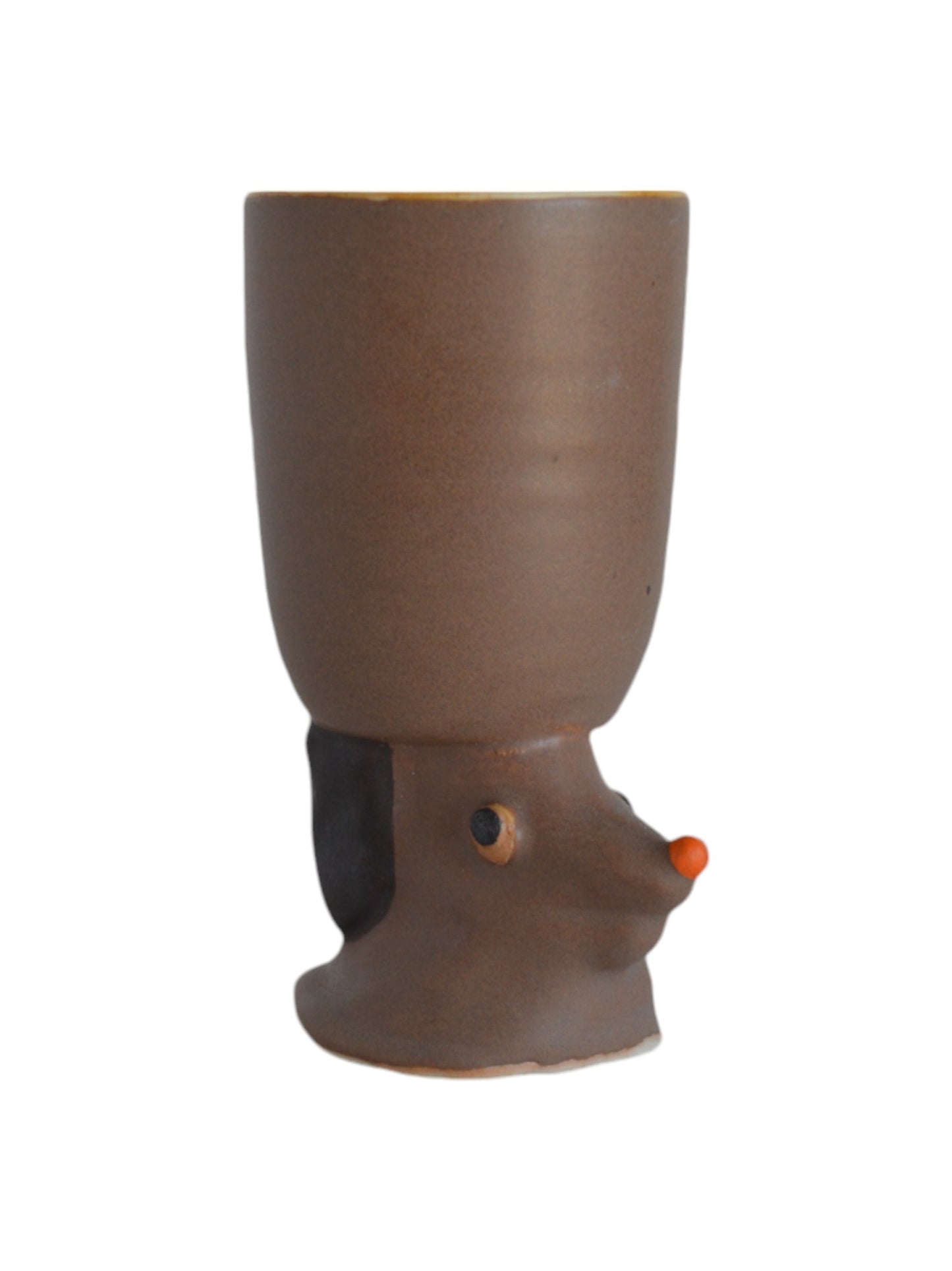 Dog Cup Sculpture~ Brown