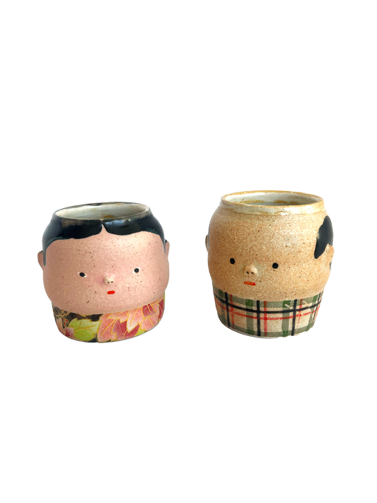 Pink-flower & Plaid-man PREORDER